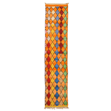Vintage Moroccan Runner 2.1 x 11.8 feet / 66 cm x 362 cm - Ettilux Home